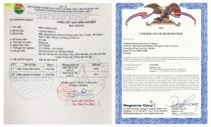 Chứng nhận dược chất và Chứng nhận FDA