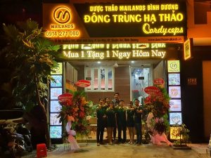 Khai trương Showroom Đông trùng hạ thảo Mailands tại Bình Dương