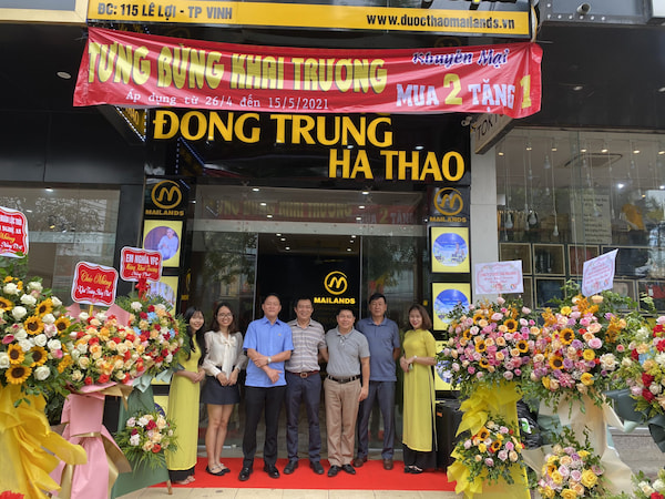 Khai trương cửa hàng Đông trùng hạ thảo tại 115 Lên Lợi Nghệ An