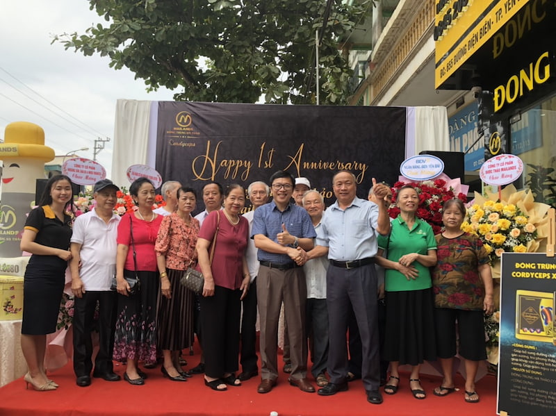 Khách mời tham dự buổi lẽ sinh nhật Mailands Yên Bái