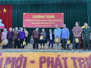 Chương trình tặng quà nhân dịp 27-7 của Mailands tại Hà Nam