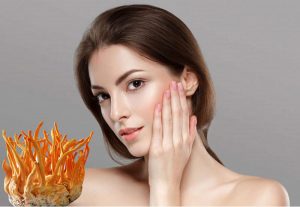 Uống đông trùng hạ thảo làm đẹp da