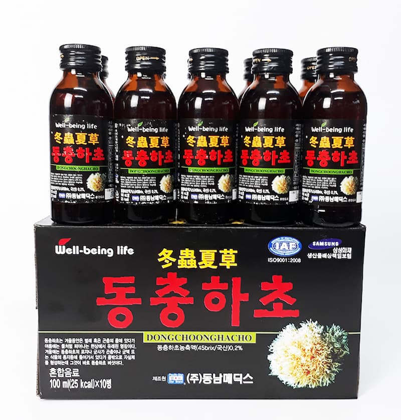 Cách uống Nước đông trùng hạ thảo Hàn Quốc DONGCHOONGHACHO