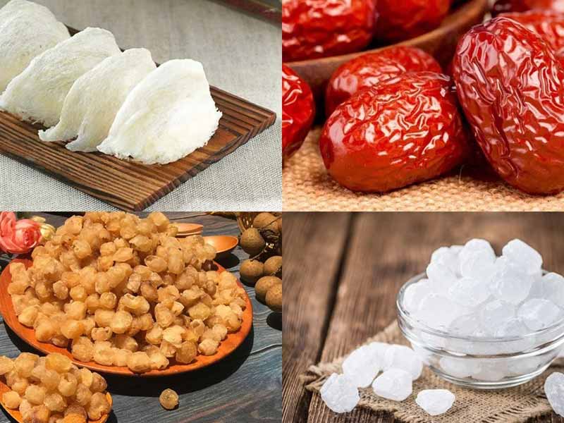 cách chưng yến táo đỏ