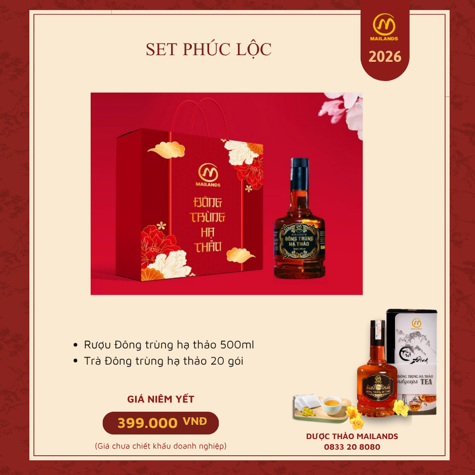 Set quà tết đông trùng hạ thảo Phú Quý 2026